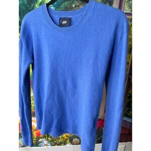 0122 Reformation Repurposed Crewneck Sweater Blue Medium